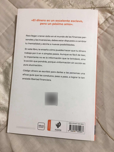Código Dinero Autor Cristian Arens Editorial Paidós (Usado)