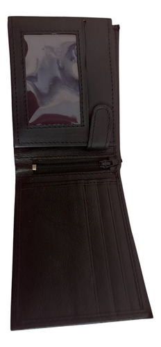 Cartera Café Claro 100% Piel Bovino