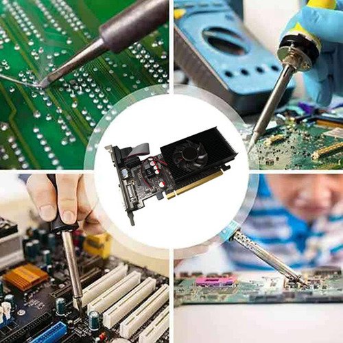 Placa Gráfica Gt210 1gb Ddr2 De 64 Bits Compatível Com Pcie