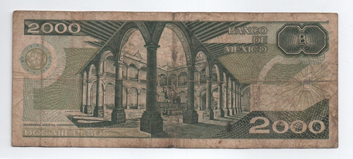 Imagen 2 de 2 de Mexico 2000 Peso 1989