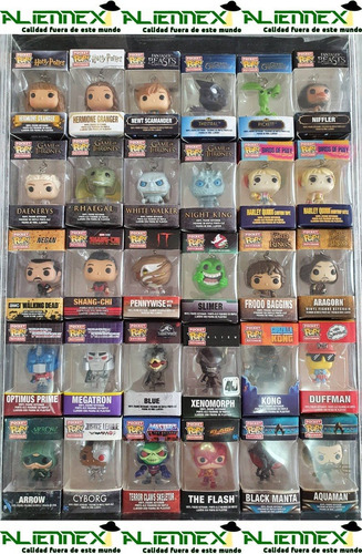 Imagen 3 de 5 de Llaveros Funko Pocket Pop 100% Originales + De 120 Modelos