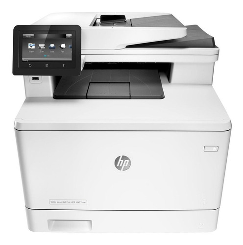 Impresora a color multifunción HP LaserJet Pro M477FDW con wifi 220V blanca