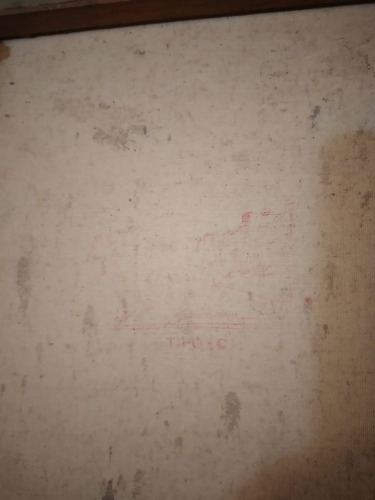 Cuadro Antiguo Al Oleo Firmado Chamorro (Usado)