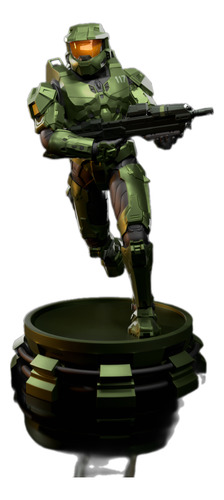 Master Chief + Busto Hell Archivo Stl Para Impresión 3d