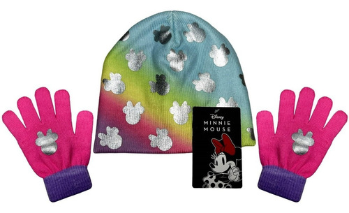 Kit Inverno Infantil Disney Minnie : Touca / Gorro + Luvas