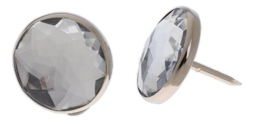 Tachas De Cristal 20mm Prata