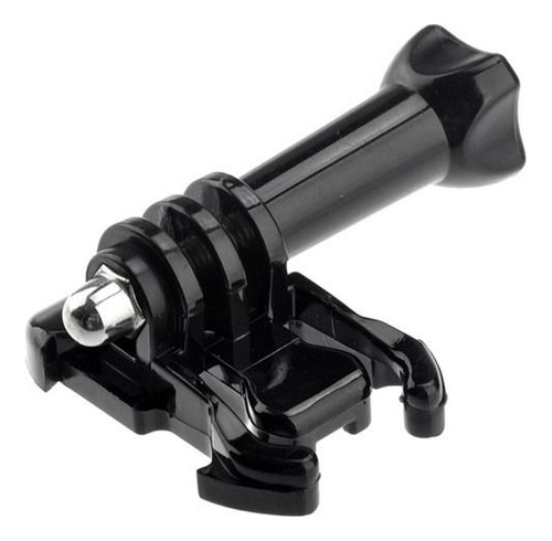 Kit Com 5 Suportes Plug Mount Trava Quick Release Para Gopro Cor Preto