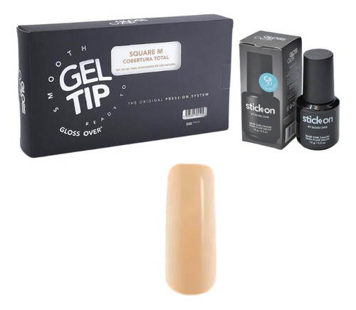 Kit Extensión De Uñas Geltip Y Adherente Gloss Over
