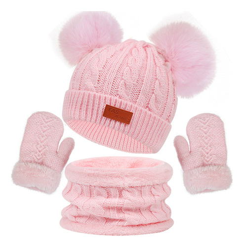 /conjunto De Gorro, Bufanda Y Guantes De Invierno Para Niños