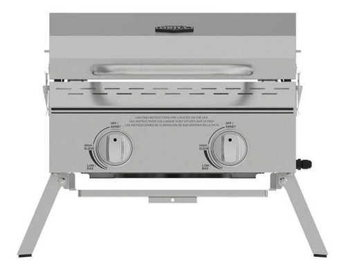 Parrillera Expert Grill 2 Hornillas Portátil Empotrabl Steel