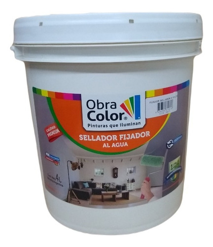 Fijador Sellador Obra Color Al Agua X 10 Litros