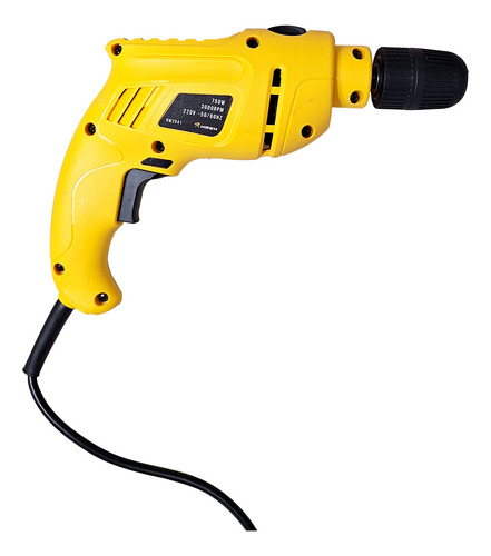 Furadeira Potente De Impacto Com Fio 750w-3000rpm Resistente