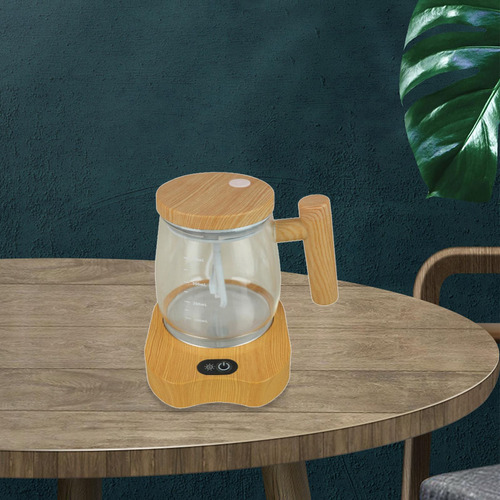 Taza De Batidora Eléctrica Automática De Taza De Madera