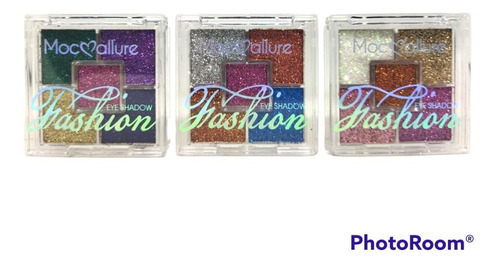 Moc Allure Glitter Eyeshadow Palta Gel De 5 Colores Fashion