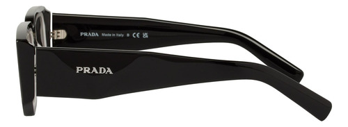 Prada Spr 06ys 09q-5s0 Square Shape Abstract Black White (Usado)