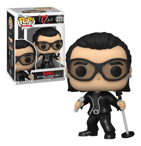 Figura de acción  Bono 64033 de Funko Pop! Rocks