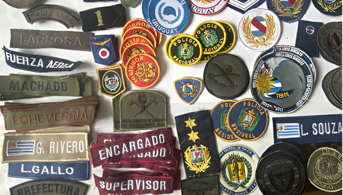 Parches Militares, Distintivos Escuadras, Lote 205 Piezas