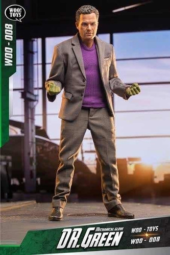 Hulk Bruce Banner Dr. Green 1/6 Marvel Avengers Hot Woo Toys