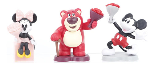 Juego De 7 Modelos De Juguetes Stitch Mickey Minnie With Ete