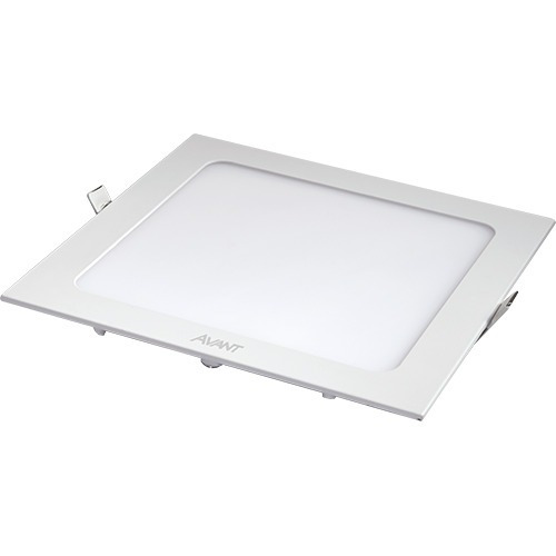 Kit 10 Painel Plafon Luminária 18w Led Quadrado Embutir 