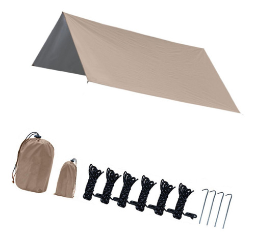 Lona De Acampada, Dosel De Acampada, Lona Para Hamaca Caqui