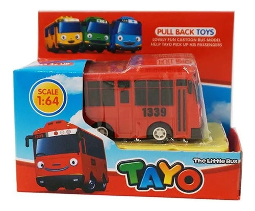 Tayo El Pequeño Autobus Y Sus Amigos. Color Rojo Personaje Rojo