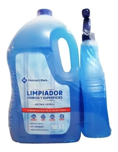 Limpiador de vidrios y superficies Member´s Mark 1Lt – PREVEN NEGOCIOS