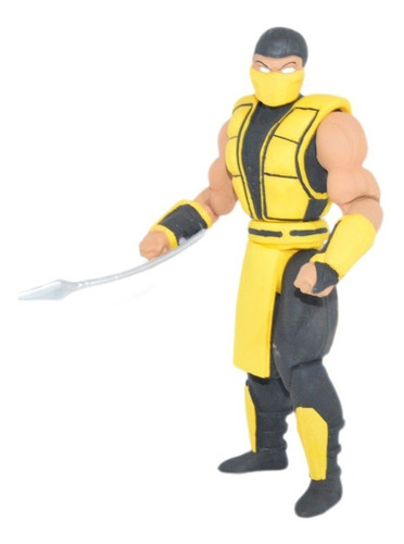 Figura Juguete Hecho En Mexico Kombat Mortal Scorpion