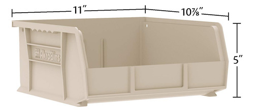 Contenedor Apilable Plástico Negro Para Almacenamiento Set D