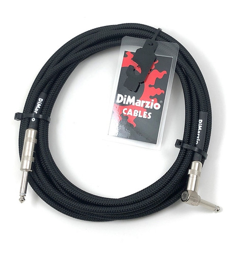 Cable Para Guitarra Dimarzio 6m Black Modelo Ep1721srbk