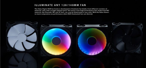 Phanteks Halos Digital 30 Leds Rgb Para Cooler 140x140mm