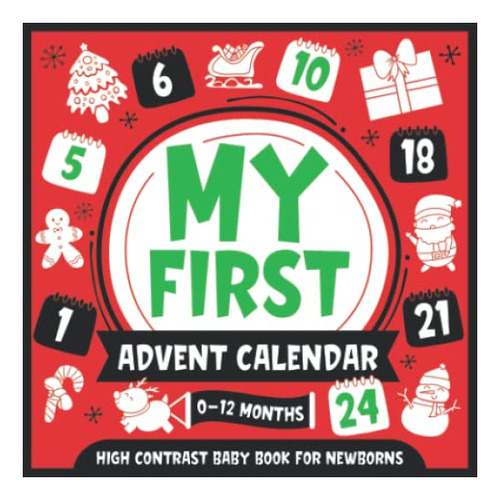 Book : My First Advent Calendar | High Contrast Baby Book..