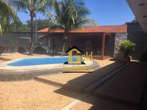 Chácara Com 3 Dormitórios À Venda, 2100 M² Por R$ 1.200.000,00 - Condomínio Portal Dos Ipês - Ribeirão Preto/sp - Ch0008