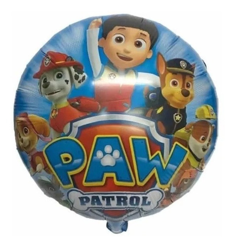 Globos Paw Patrol Spiderman Capitán A Dragón Ball. Avengers 