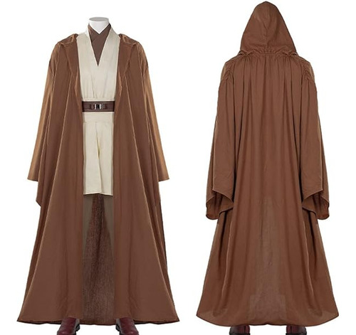 Obi Wan Kenobi Disfraz Obi Wan Para Hombres Adultos Tunica C