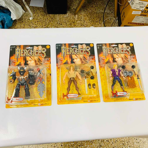 Hercules: La Serie, Toy Biz, 1996, Lote 3 Figuras, Sellados!