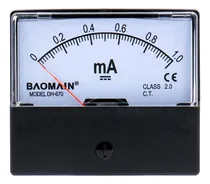 Comprar Amperímetro Dh-670 Dc 0-1 Ma Amperímetro Rectangular Amperím
