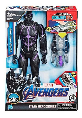 Pantera Negra Muñeco Avengers Titan Hero Series 3306 Hasbro