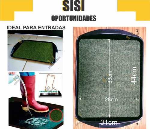 10 Bandeja Sanitizante Desinfectante Alfombra Oferta X Mayor