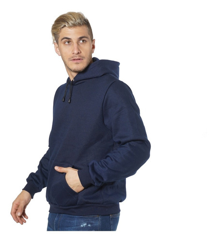 Imagen 3 de 8 de Buzo Canguro Rustico Campera Hombre Con Capucha Prince