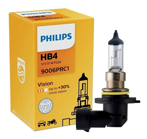 Lâmpada Philips Vision Hb4 12v 51w 9006prc1