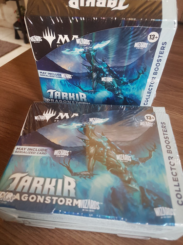 Magic Tarkir Dragonstorm - Caixa De Booster De Colecionador Tarkir - Caixa De Booster De Colecionador Inglês
