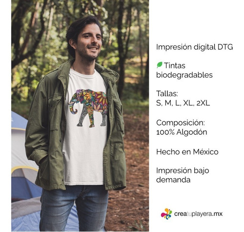 Imagen 4 de 4 de Playera Para Hombre - Día Del Padre- Oso - Papa Bear