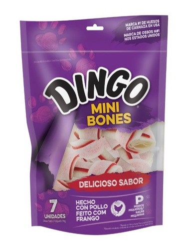Snack Dingo Mini Bones 7 Unidades