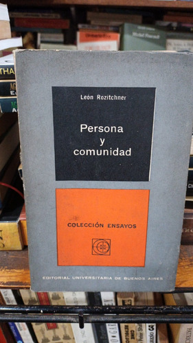 Leon Rozitchner - Persona Y Comunidad