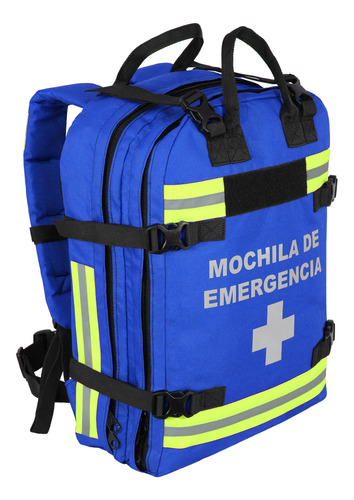 Mochila De Emergencias Botiquín Primeros Auxilios Paramed Az