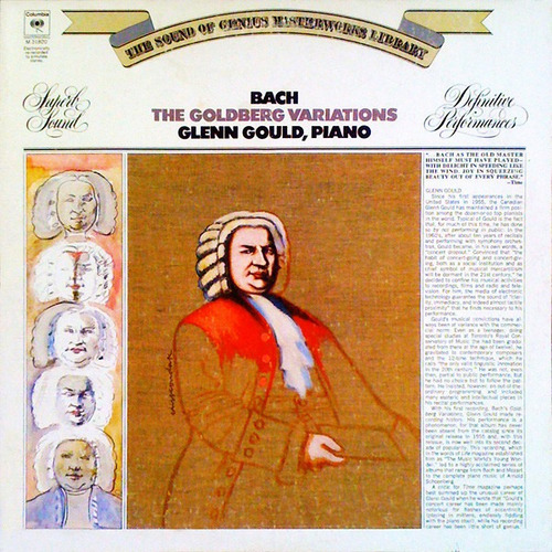 Bach / Glenn Gould  The Goldberg Variations