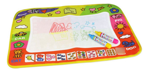 Pizarron Tapete Magico De Agua Para Niños De Agua 80x60 Cm Color Multicolor