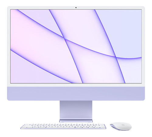 Apple iMac 24  M1 8cpu 8gpu 8gb Ram 256gb Ssd (2021) Morado (Reacondicionado)
