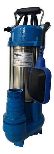 Bombas Sumergible Para Lodos 1hp 110v Bsw100 Marshall Azul
